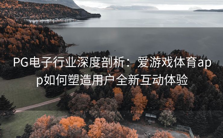PG电子行业深度剖析：爱游戏体育app如何塑造用户全新互动体验
