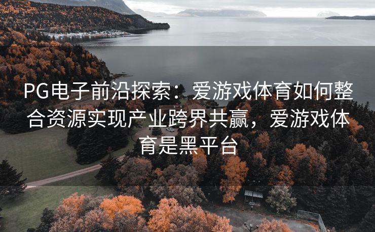 PG电子前沿探索：爱游戏体育如何整合资源实现产业跨界共赢，爱游戏体育是黑平台
