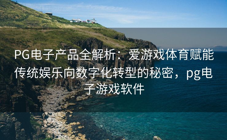 PG电子产品全解析：爱游戏体育赋能传统娱乐向数字化转型的秘密，pg电子游戏软件
